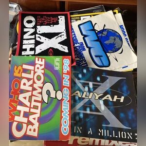 Vintage Hip Hop Sticker Pack Used 
Charli baltimore aaliyah wc and the maad